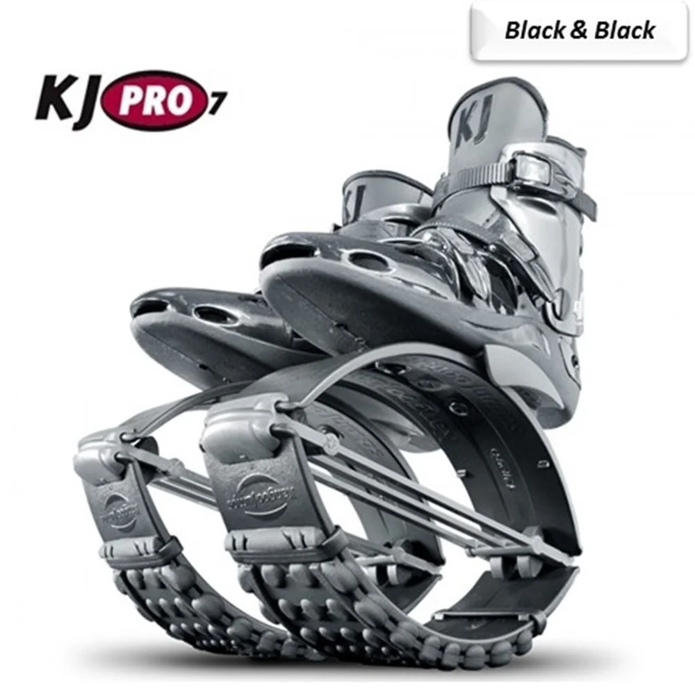 Black & Black - KJ Shoes for Person Over 200 lbs — The Bounce Shoe